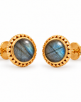 Ternura Labradorit Ohrstecker | Gold