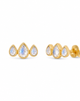 Triora Mondstein Ohrstecker | Gold