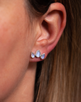 Triora Mondstein Ohrstecker | Silber
