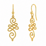 Unalome Plain Ohrringe | Gold