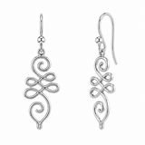 Unalome Plain Ohrringe | Silber