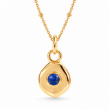 Véora Birthstone Anhänger - Lapislazuli (September) | Gold