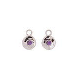 Véora Birthstone Charms - Amethyst (Februar) | Silber