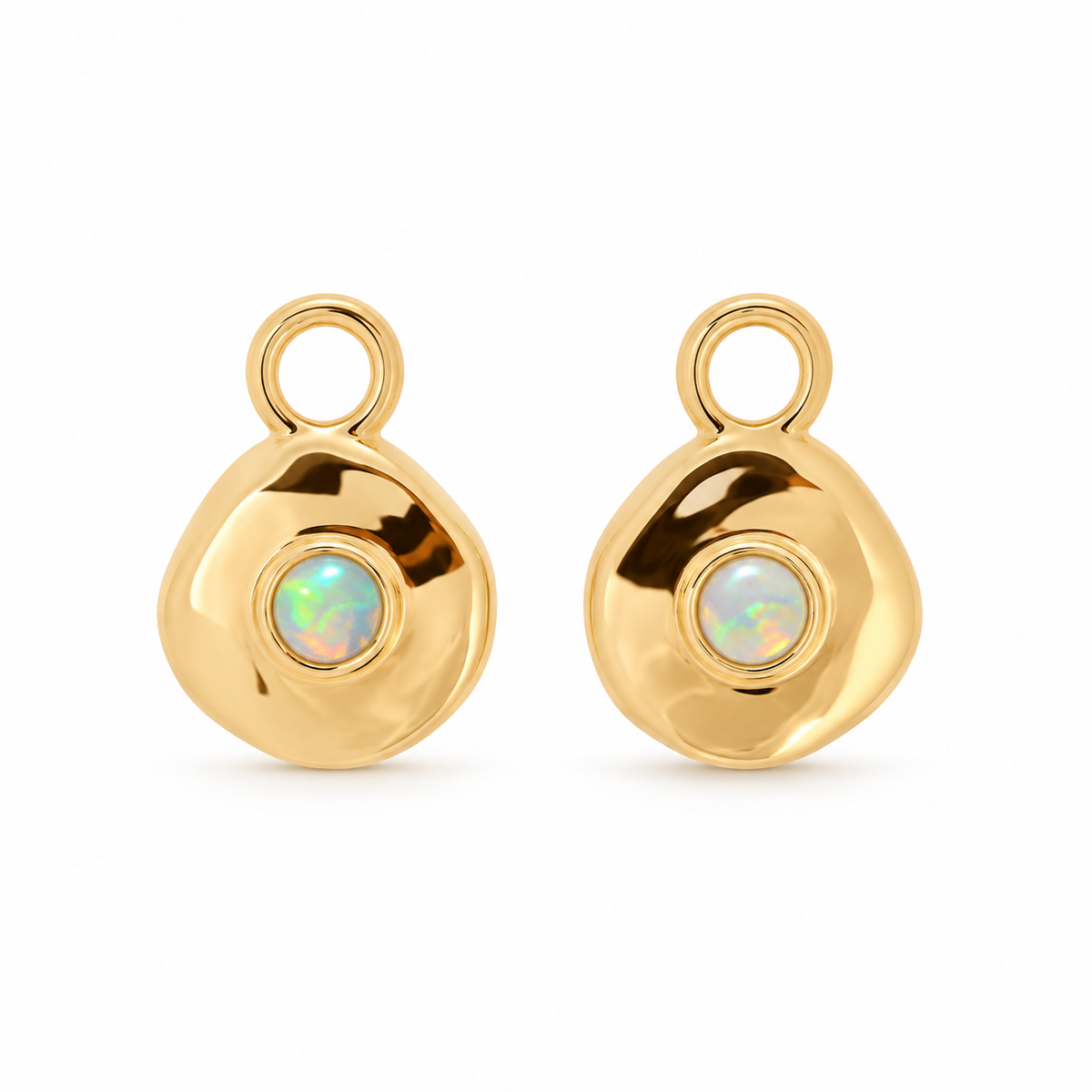 Véora Birthstone Charms - Opal (Oktober) | Gold