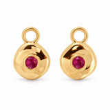 Véora Birthstone Charms - Rubin (Juli) | Gold