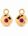 Véora Birthstone Charms - Rubin (Juli) | Gold