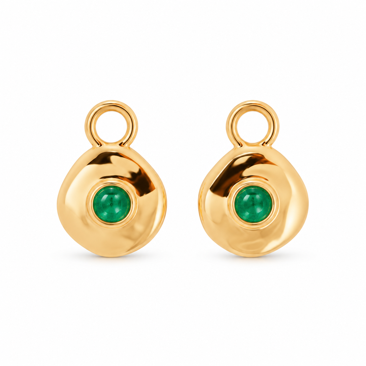 Véora Birthstone Charms - Smaragd (Mai) | Gold