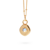 Véora Birthstone Anhänger - Mondstein (Juni) | Gold