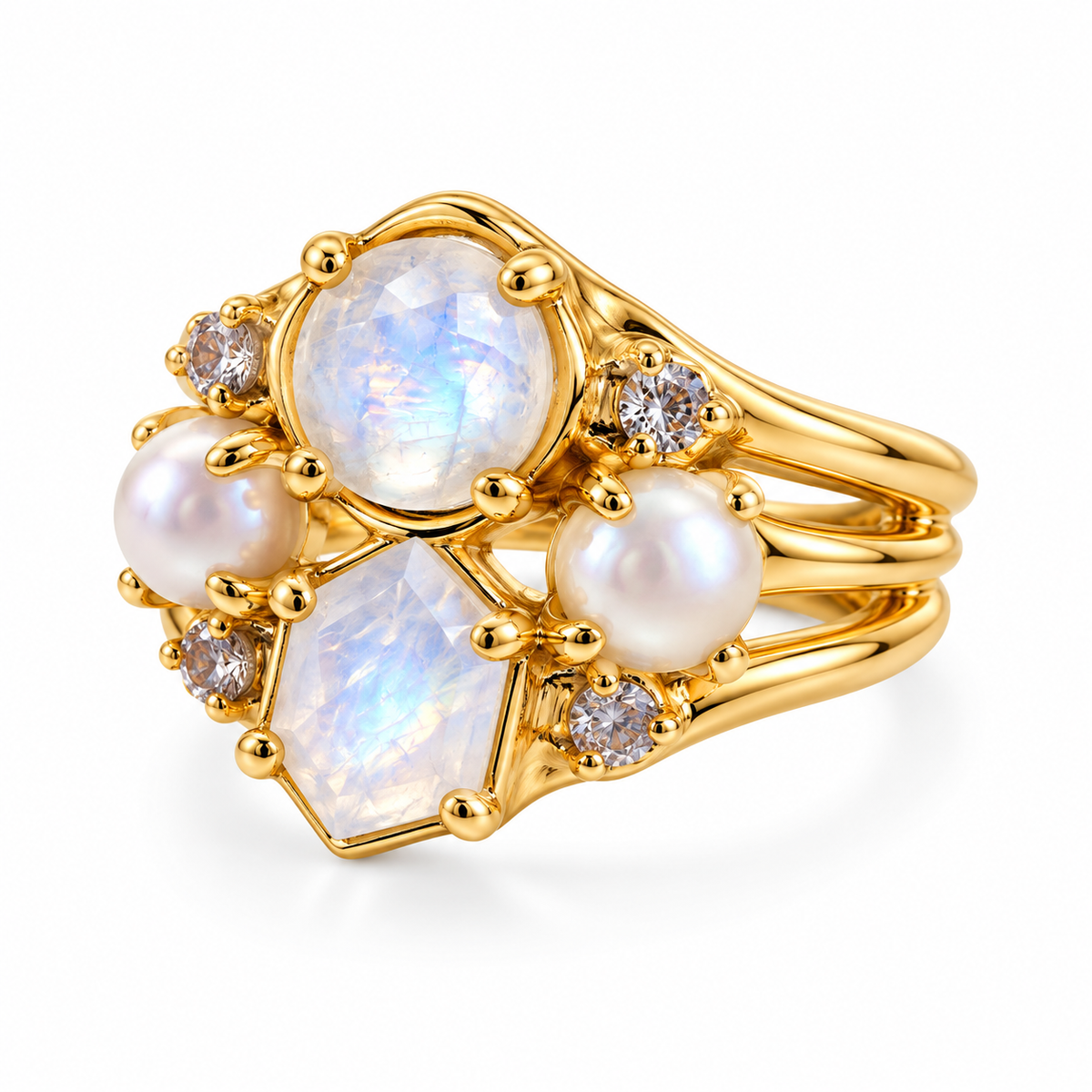 Vincarte Mondstein Ring | Gold