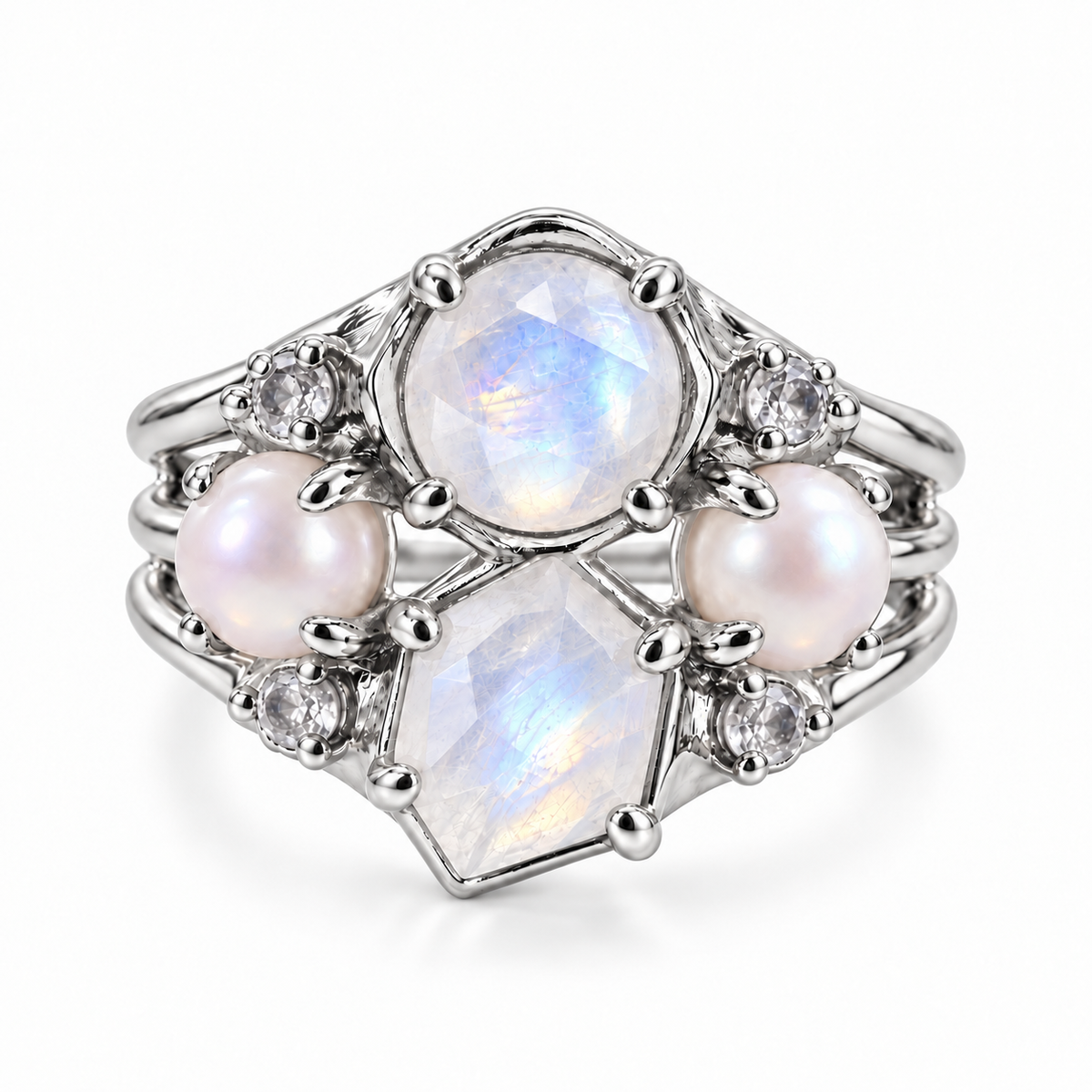 Vincarte Mondstein Ring | Silber