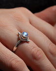 Virella Mondstein Ring | Silber
