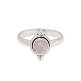 Virella Rosenquarz Ring | Silber