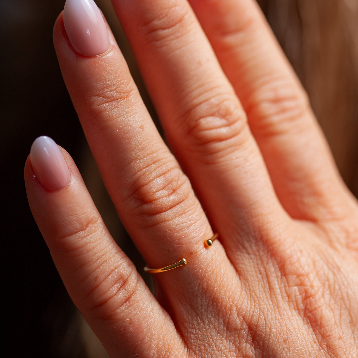 Wave Accent Ring | Gold