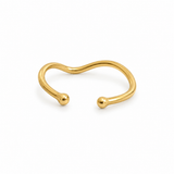 Wave Accent Ring | Gold