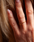Wave Bloom Ring | Gold