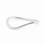 Wave Bloom Ring | Silber