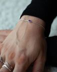 Latido Amethyst Armband | Silber